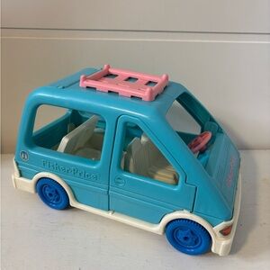 Vintage 1993 Fisher Price Loving Family Dream Doll House Mini Van